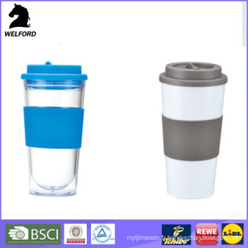 Tasse de voyage thermique double paroi gratuite BPA